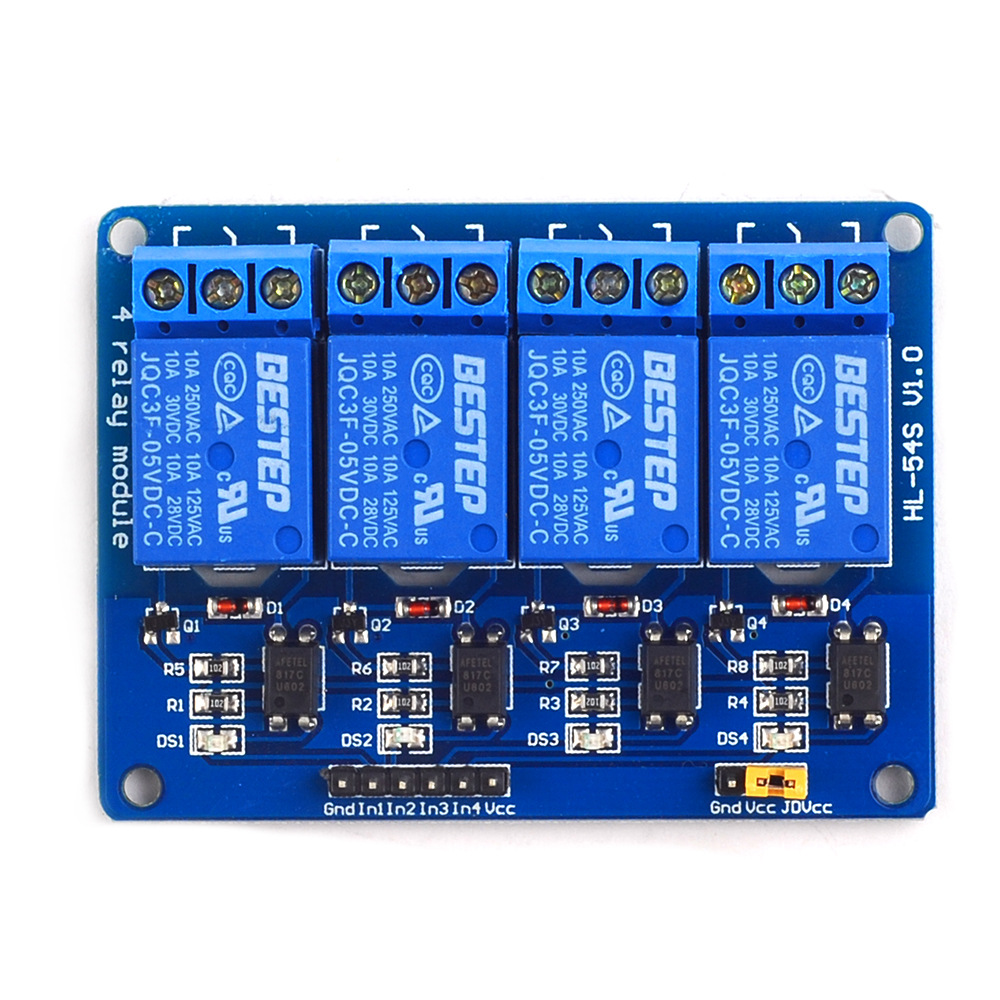 5V 4 Channel Relay Module 4-ch - Relay Module 4 Channel recension och pris