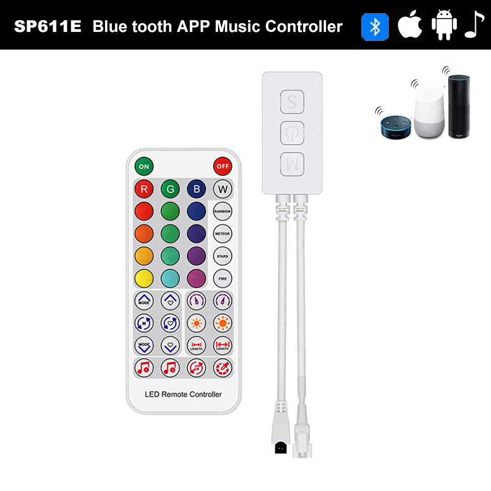 DC5-24V SP611E Bluetooth App B - Ws2812B recension och pris