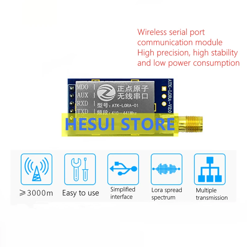 ATK-LORA-01 LORA module Wirele - Lora Sx1278 recension och pris