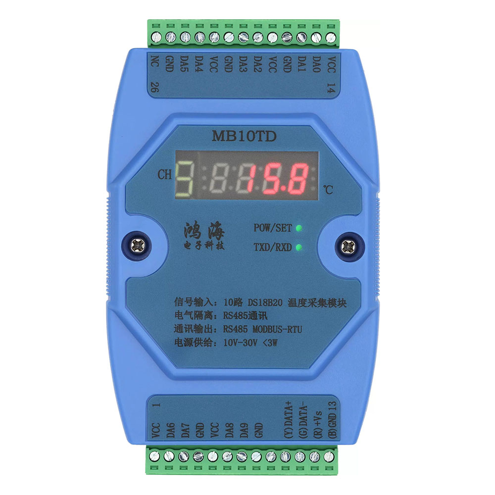 MB10TD 10 channel DS18B20 temp - Ds18B20 recension och pris