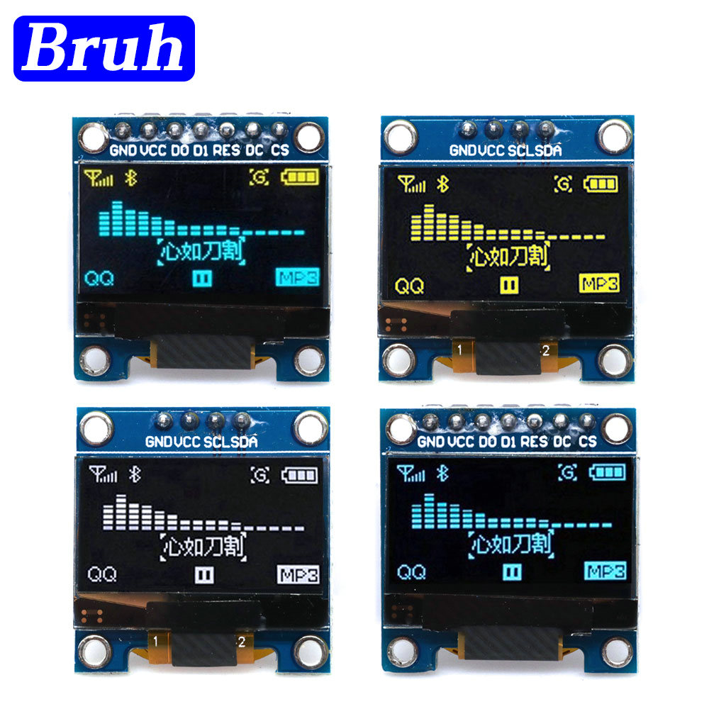 4Pin White Blue Color 0.96 inc - Oled Display 0.96 recension och pris