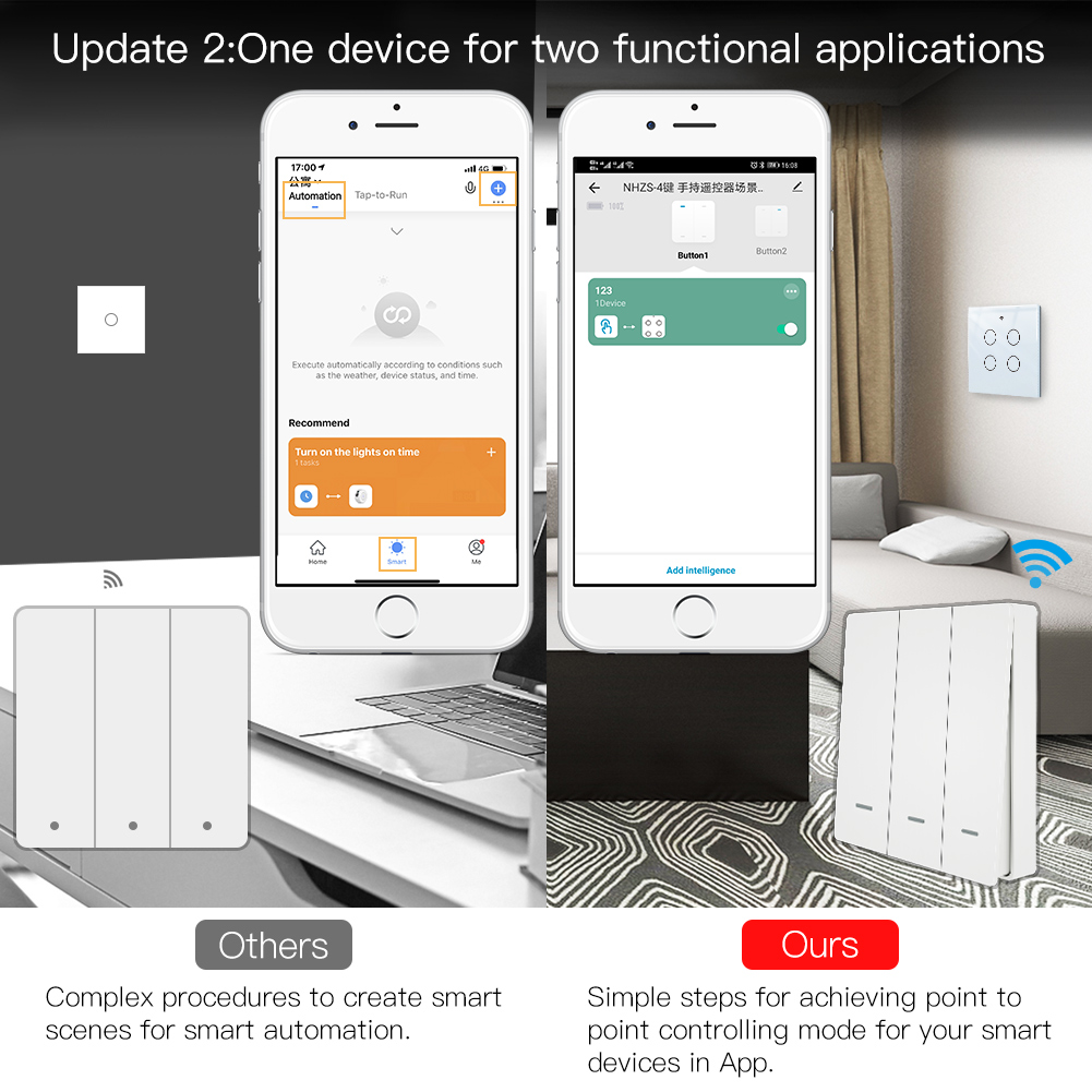 MOES Tuya ZigBee Scene Switch  - Relay Module 1 Channel recension och pris