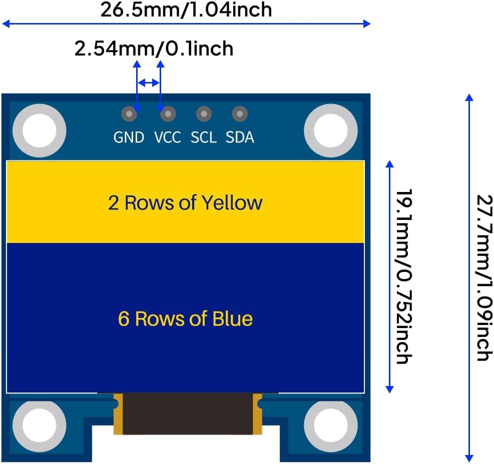 3PCS 0.96 Inch OLED Display Sc - Oled Display 0.96 recension och pris