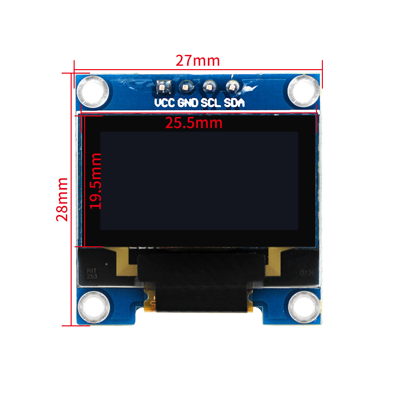 0.96 Inch OLED SSD1306 I2C IIC - Oled Display 0.96 recension och pris