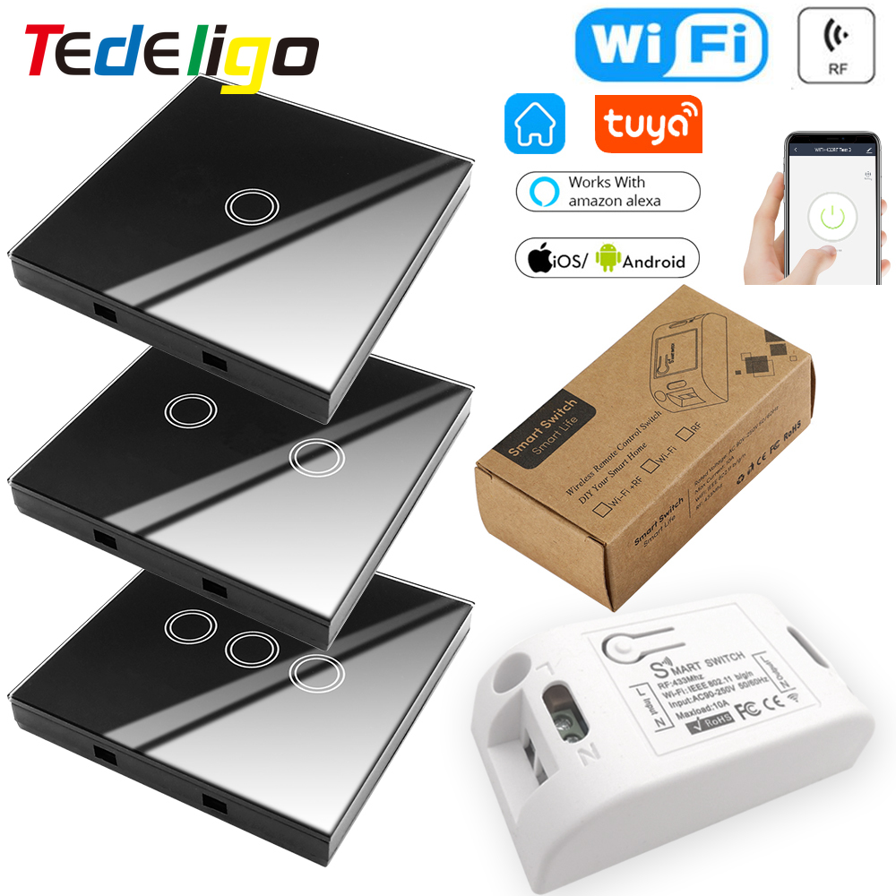 Tuya Smart APP WiFi Touch Wall - Relay Module 1 Channel recension och pris