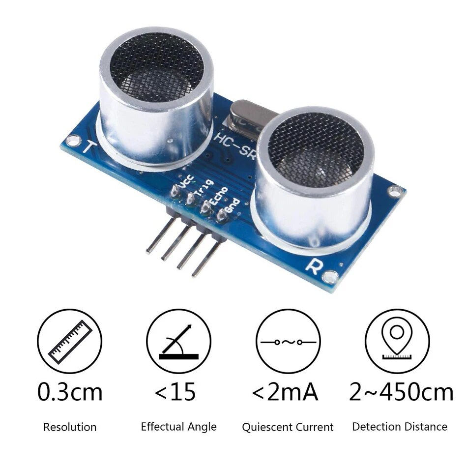 5 ultrasonic modules, MELIFE d - Ultrasonic Sensor Hc-Sr04 recension och pris