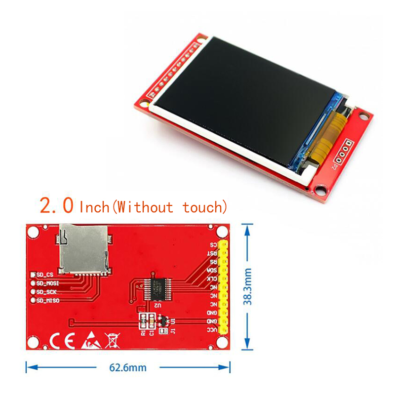 1.44/1.8/2.0/2.2/2.8 Inch TFT  - Ili9341 recension och pris