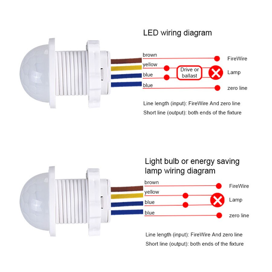 2PCS Smart PIR Sensor Detector - Pir Motion Sensor recension och pris