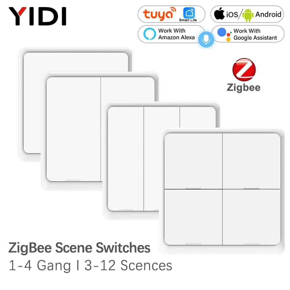 ZigBee Wireless 4 Gang 12 Scen - Relay Module 1 Channel recension och pris