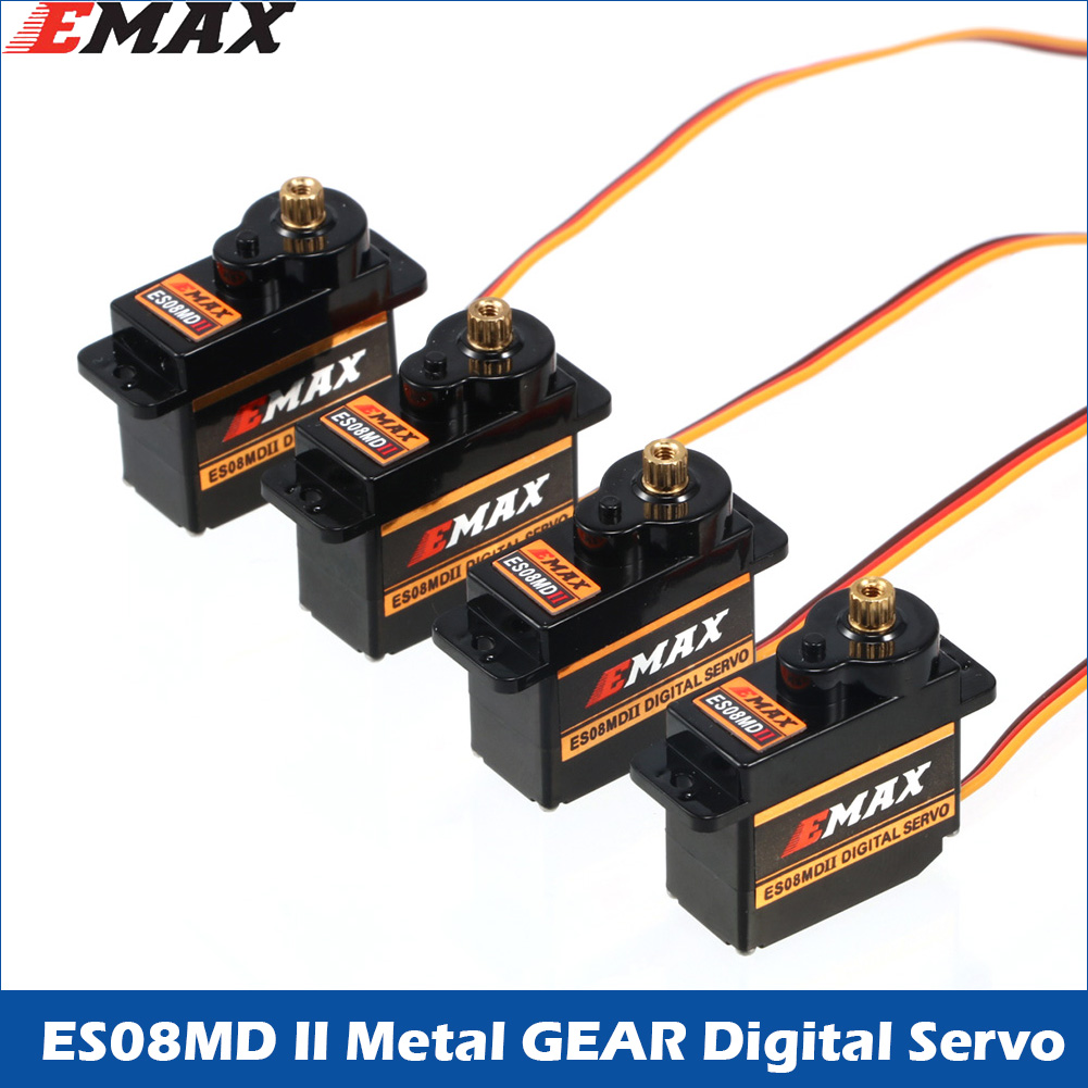 2/4/10pcs EMAX  ES08MD II Meta - Servo Sg90 recension och pris