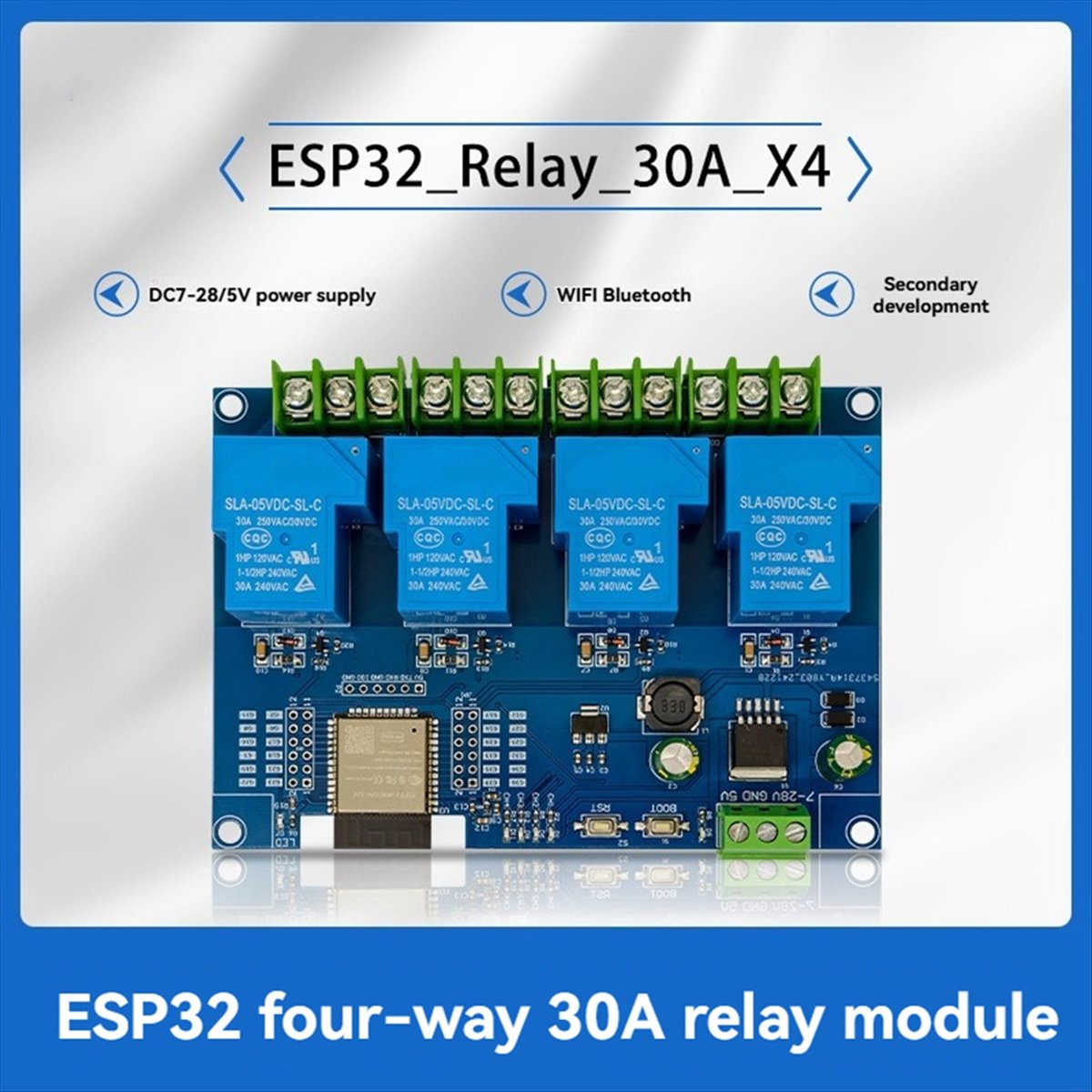 (AD11] 4 Channel Relay Module  - Relay Module 4 Channel recension och pris
