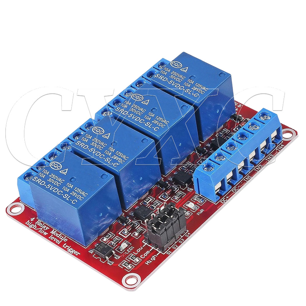 4 Channel 5V 12V 24V Relay Mod - Relay Module 4 Channel recension och pris