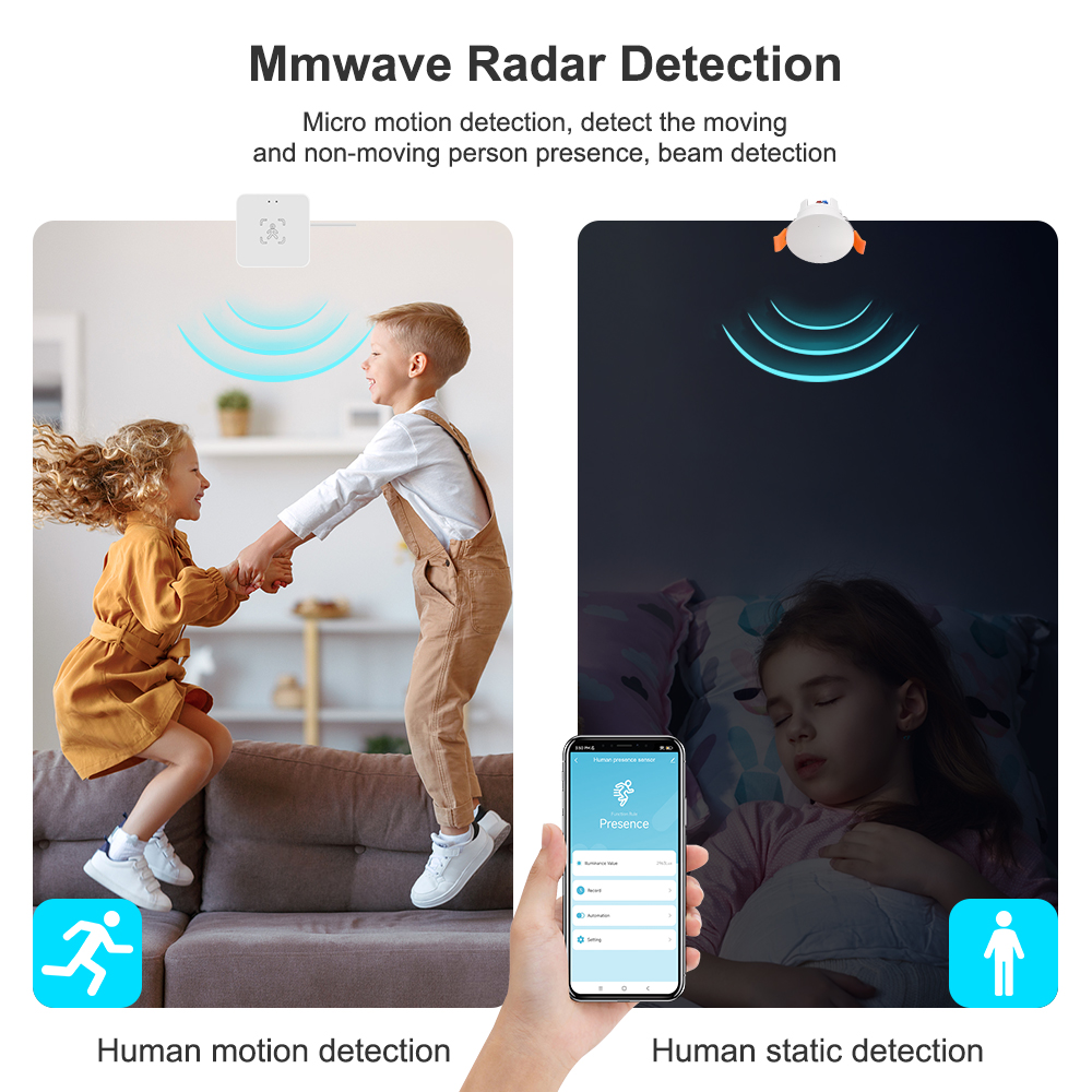ZigBee MmWave Radar Human Pres - Pir Motion Sensor recension och pris