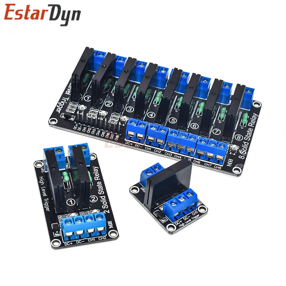 5V 1 2 4 8 Channel SSR G3MB-20 - Relay Module 4 Channel recension och pris