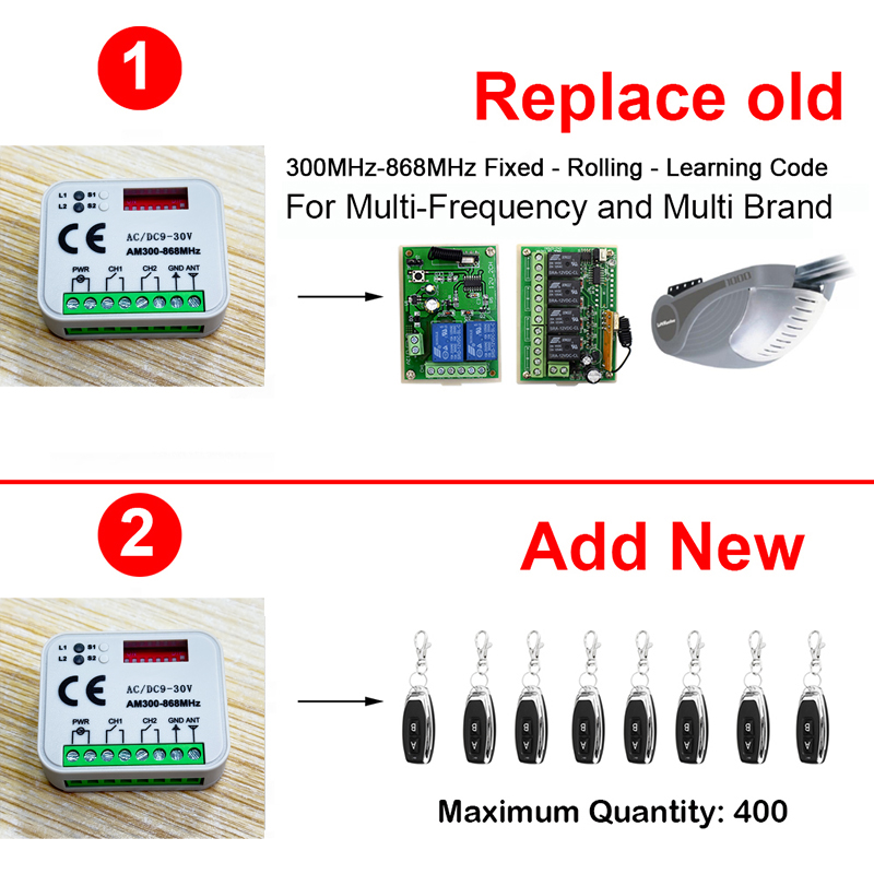 1-20pcs New Universal RX MULTI - Relay Module 1 Channel recension och pris