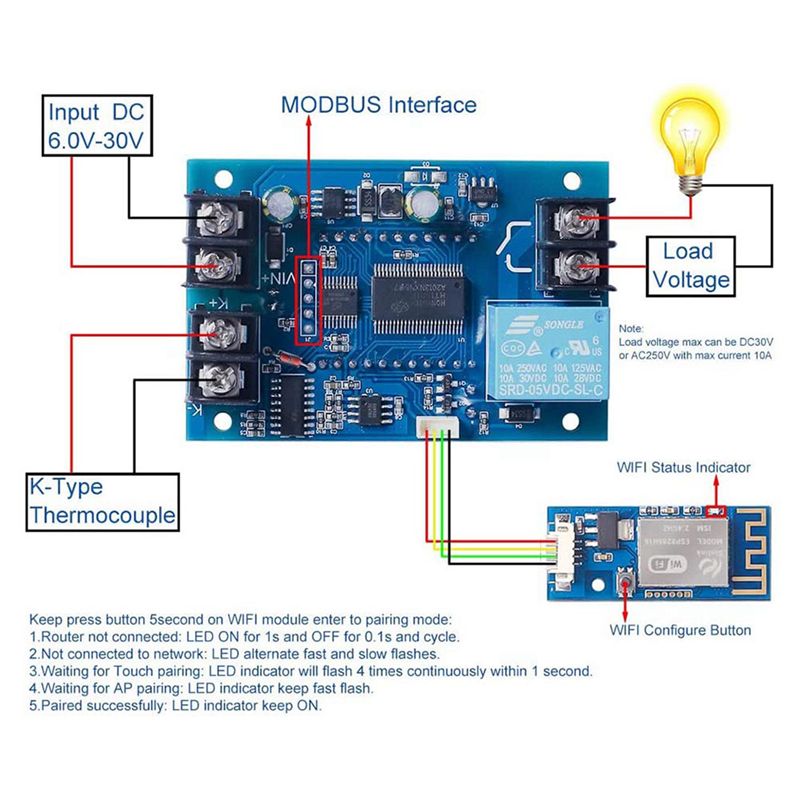 DT17 2X 12V DC Digital Tempera - Thermocouple Module K Type recension och pris
