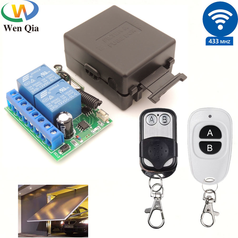433MHz 12V Wireless Garage Doo - Relay Module 1 Channel recension och pris